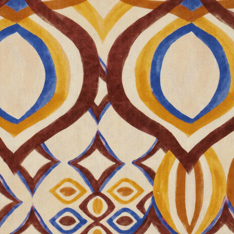 Viscose Linen Digital Drops Motives Brown Viscose Linen Digital Drops Motives Brown