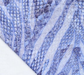Digitaal Stretch Katoen Glossy Snakeskin Blauw Digitaal Stretch Katoen Glossy Snakeskin Blauw