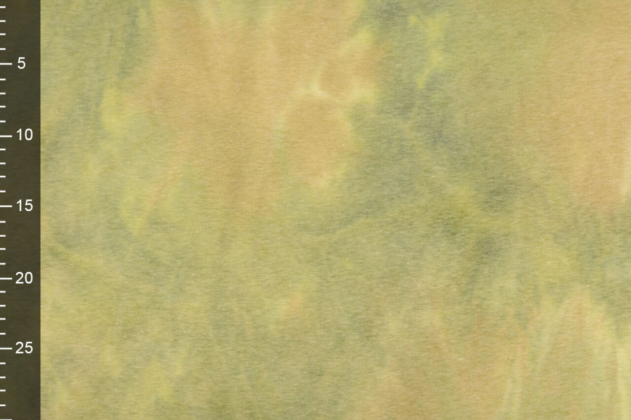 Oeko-Tex®  Tejido de Sudadera de Polar Alpino Tie Dye Verde
