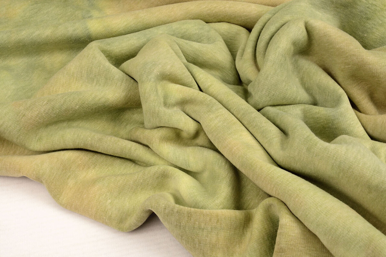 Oeko-Tex® Felpa Alpenfleece Tie-Dye Verde Oeko-Tex® Felpa Alpenfleece Tie-Dye Verde