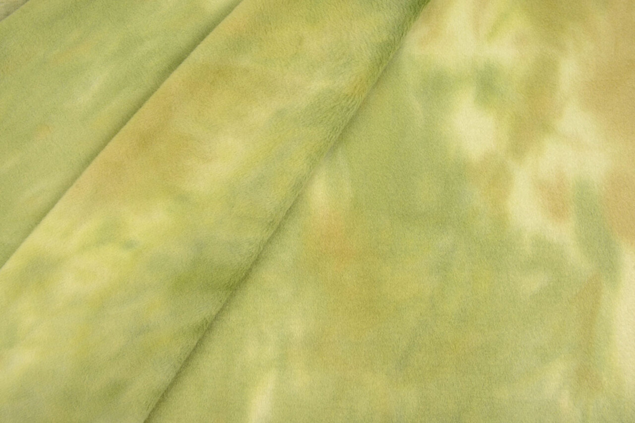 Oeko-Tex®  Jogging Alpenfleece Tie Dye Green