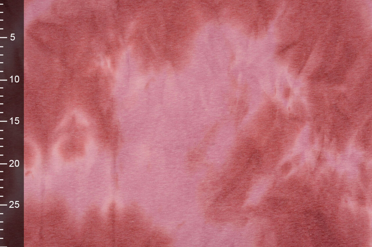 Oeko-Tex®  Sweatstoff Alpenfleece Tie Dye Rosa