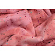 Oeko-Tex® Sweat Polaire Alpine Tie Dye Drops Rose Oeko-Tex® Sweat Polaire Alpine Tie Dye Drops Rose