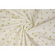 Oeko-Tex® Tela de Muselina Mini Flores Haily Blanco Roto Oeko-Tex® Tela de Muselina Mini Flores Haily Blanco Roto