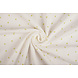 Oeko-Tex®  Tessuto di Mussola Mini Blaadjes Bianco