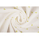Oeko-Tex®  Tessuto di Mussola Mini Blaadjes Bianco