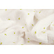 Oeko-Tex®  Tessuto di Mussola Mini Blaadjes Bianco