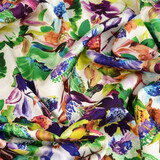 Oeko-Tex®  Stretch Satin Bedruckt English Garden Oeko-Tex®  Stretch Satin Bedruckt English Garden