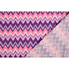 Oeko-Tex®  Elástico Popelina ZigZag Multi Morado