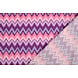 Oeko-Tex®  Stretch Popeline Zigzag Multicolore Violet