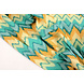 Oeko-Tex® Elástico Popelina ZigZag Multi Verde Oeko-Tex® Elástico Popelina ZigZag Multi Verde