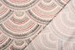 Stretch Popeline Waves Multicolore Rouge Stretch Popeline Waves Multicolore Rouge