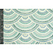 Oeko-Tex® Elástico Popelina Waves Multi Verde Oeko-Tex® Elástico Popelina Waves Multi Verde