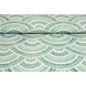 Oeko-Tex® Stretch Popeline Waves Multicolore Verde Oeko-Tex® Stretch Popeline Waves Multicolore Verde