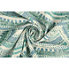 Oeko-Tex® Stretch Popeline Waves Multicolore Vert Oeko-Tex® Stretch Popeline Waves Multicolore Vert