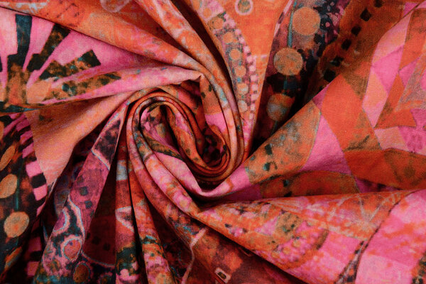 Oeko-Tex®  Stretch Poplin Mandala Multi-1 Oeko-Tex®  Stretch Poplin Mandala Multi-1