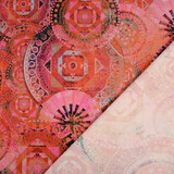 Oeko-Tex®  Stretch Popeline Mandala Multi-1 Oeko-Tex®  Stretch Popeline Mandala Multi-1