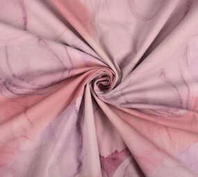 Oeko-Tex®  Stretch Poplin Aquarel Lila