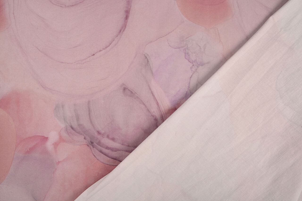 Oeko-Tex®  Stretch Poplin Aquarel Lilac Oeko-Tex®  Stretch Poplin Aquarel Lilac