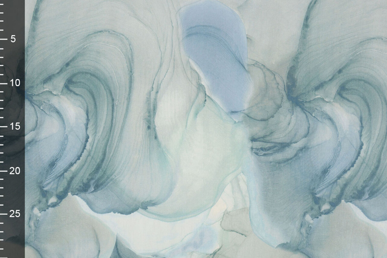 Oeko-Tex®  Stretch Poplin Aquarel Blue Oeko-Tex®  Stretch Poplin Aquarel Blue