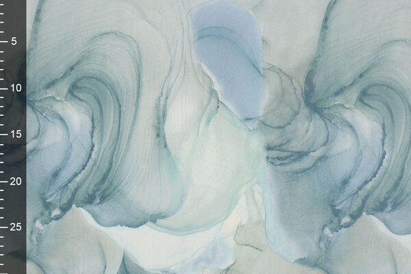 Oeko-Tex®  Stretch Poplin Aquarel Blue Oeko-Tex®  Stretch Poplin Aquarel Blue