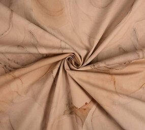 Oeko-Tex® Stretch Popeline Aquarel Marron Oeko-Tex® Stretch Popeline Aquarel Marron