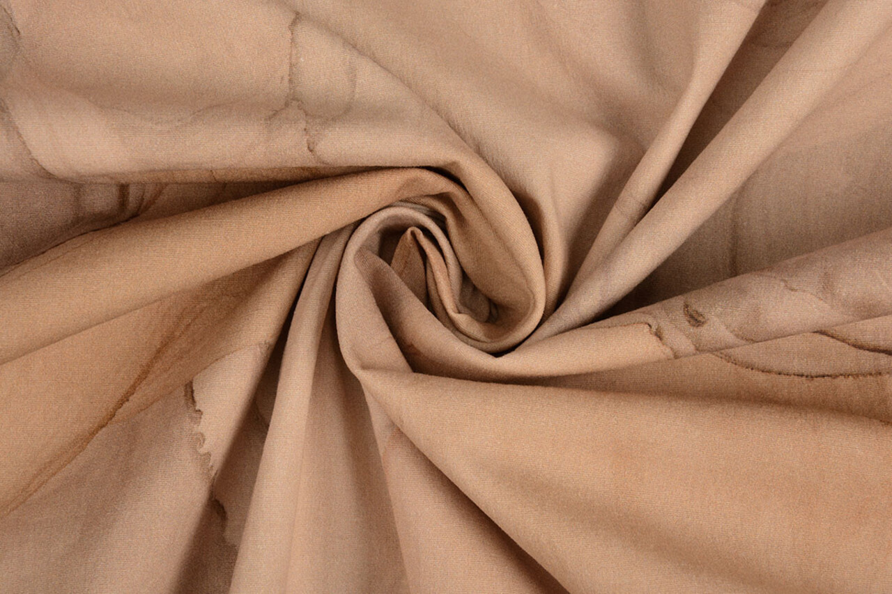 Oeko-Tex® Elástico Popelina Acuarela Marrón Oeko-Tex® Elástico Popelina Acuarela Marrón