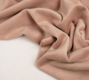 Oeko-Tex®  Velluto Stretch Scuro Rosa Cipria