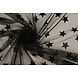 Fin Tulle Étoiles Noir