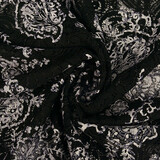 Ricamato Pizzo con Fine Glitter
