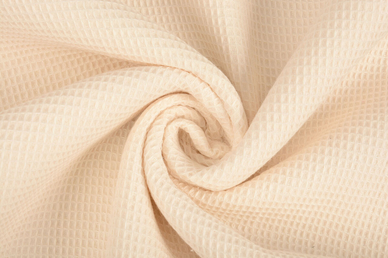 Oeko-Tex®  Waffelpiqué Baumwolle Champagne Rose