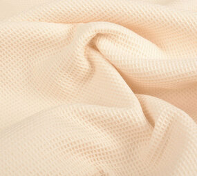 Oeko-Tex®  Waffle Pique Fabric Champagne Rose Oeko-Tex®  Waffle Pique Fabric Champagne Rose