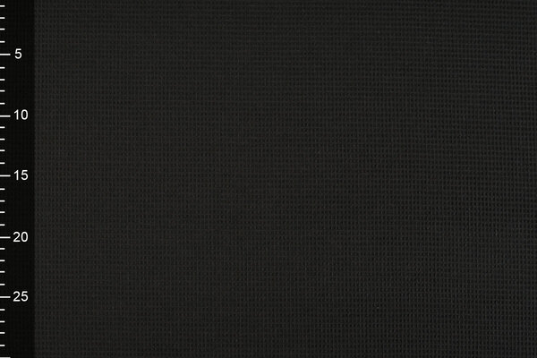 Oeko-Tex®  Mini Waffle Pique Fabric Black