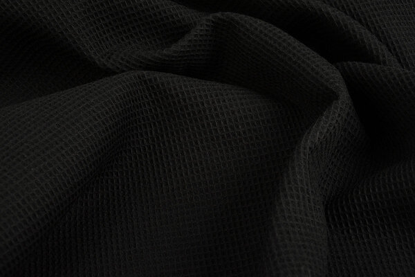 Oeko-Tex®  Mini Nid d’Abeille Coton Noir