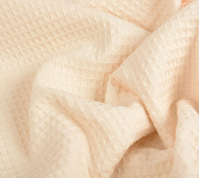 Oeko-Tex®  Mini Waffelpiqué Baumwolle Champagne Rose Oeko-Tex®  Mini Waffelpiqué Baumwolle Champagne Rose