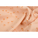 Oeko-Tex® Coton Double Gaze Tissu Mini Palm Saumon Oeko-Tex® Coton Double Gaze Tissu Mini Palm Saumon