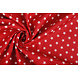 Oeko-Tex® Popeline Petit Stelle Rosso Oeko-Tex® Popeline Petit Stelle Rosso