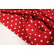 Oeko-Tex® Popeline Petit Stelle Rosso Oeko-Tex® Popeline Petit Stelle Rosso