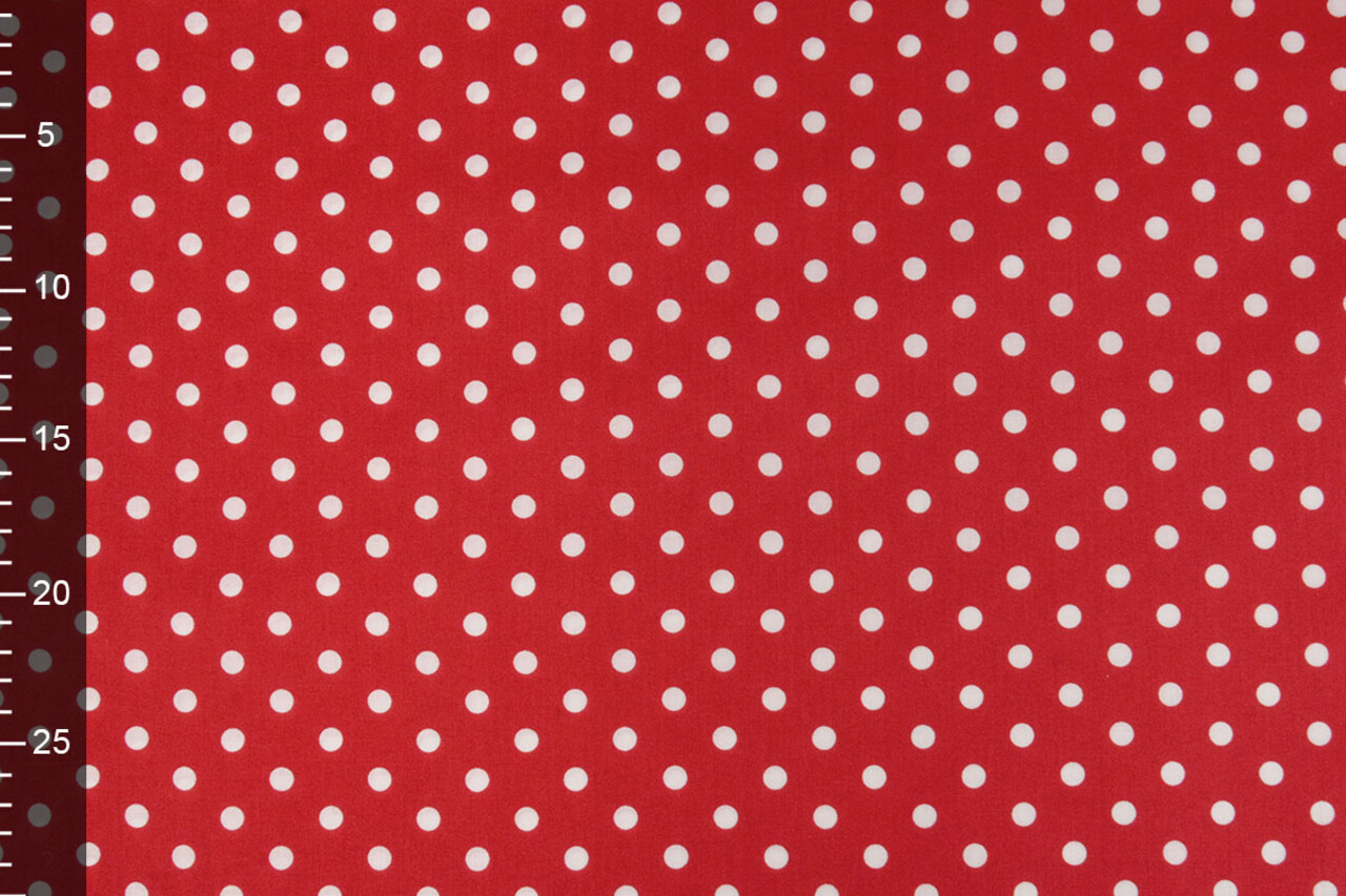Oeko-Tex®  Poplin Dots Red