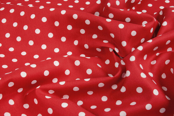 Oeko-Tex®  Poplin Dots Rood Oeko-Tex®  Poplin Dots Rood