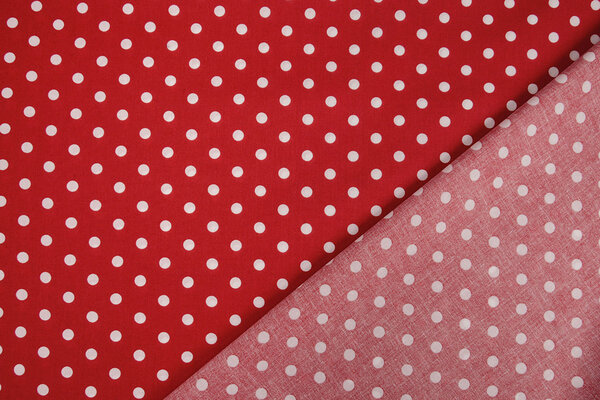 Oeko-Tex®  Poplin Dots Rood Oeko-Tex®  Poplin Dots Rood