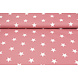 Oeko-Tex® Popeline Étoiles Vieux Rose Oeko-Tex® Popeline Étoiles Vieux Rose