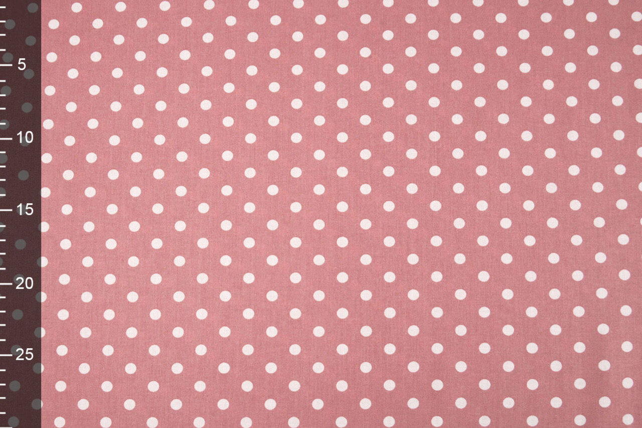 Oeko-Tex®  Popeline Dots Altrosa Oeko-Tex®  Popeline Dots Altrosa