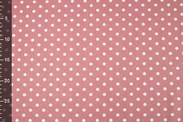 Oeko-Tex®  Poplin Dots Old Pink Oeko-Tex®  Poplin Dots Old Pink