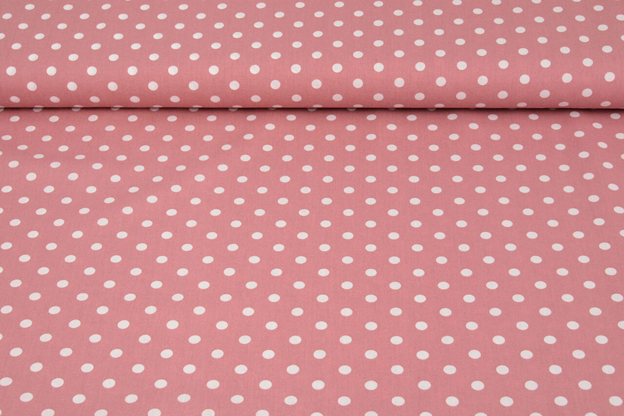 Oeko-Tex®  Popeline Dots Altrosa Oeko-Tex®  Popeline Dots Altrosa