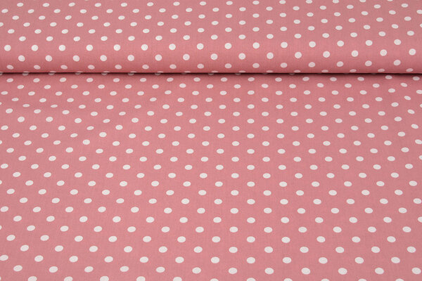 Oeko-Tex®  Poplin Dots Oud Roze Oeko-Tex®  Poplin Dots Oud Roze