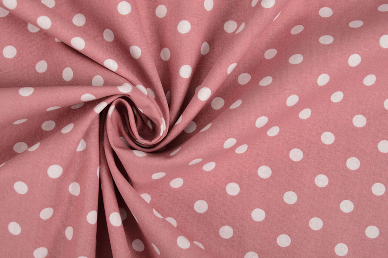 Oeko-Tex®  Poplin Dots Old Pink Oeko-Tex®  Poplin Dots Old Pink