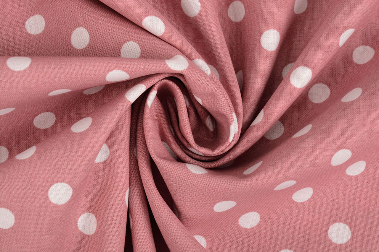 Oeko-Tex®  Popeline Dots Altrosa Oeko-Tex®  Popeline Dots Altrosa
