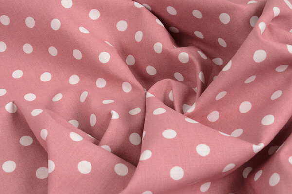 Oeko-Tex®  Poplin Dots Oud Roze Oeko-Tex®  Poplin Dots Oud Roze