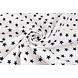 Oeko-Tex® Popeline Petit Étoiles Blanc Marine Oeko-Tex® Popeline Petit Étoiles Blanc Marine